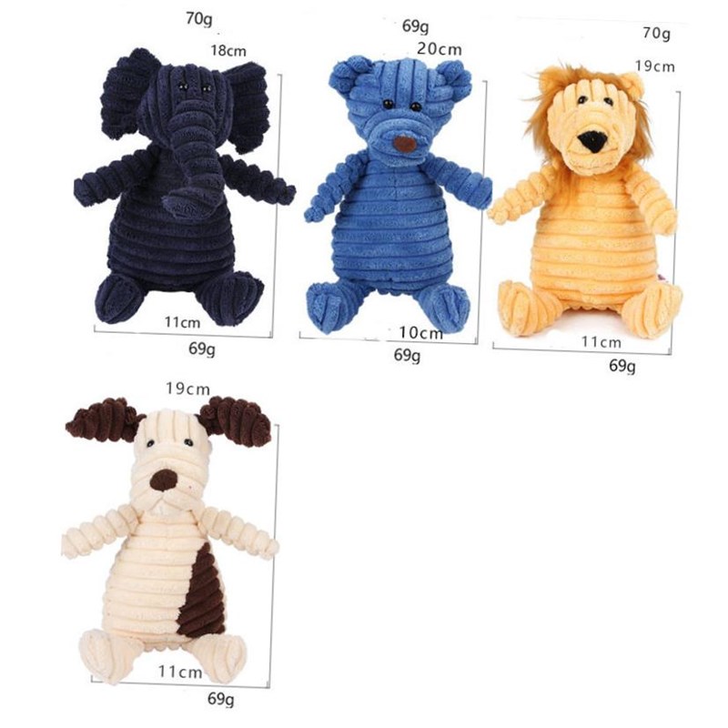 Squeaky Plush Dog Toys Pewt Dog Toy Fa Fight Molar Vent Trai
