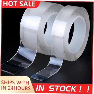 .Double Sided Tape Nano Tapxe Reusable Waterproof Wall Stick