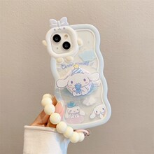 Kawaii Sanrio Cinnamoroll With BraceleJt Bracket Phone Case