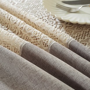 Rectangular Table DiUning Tablecloth Lace Cloth Linen