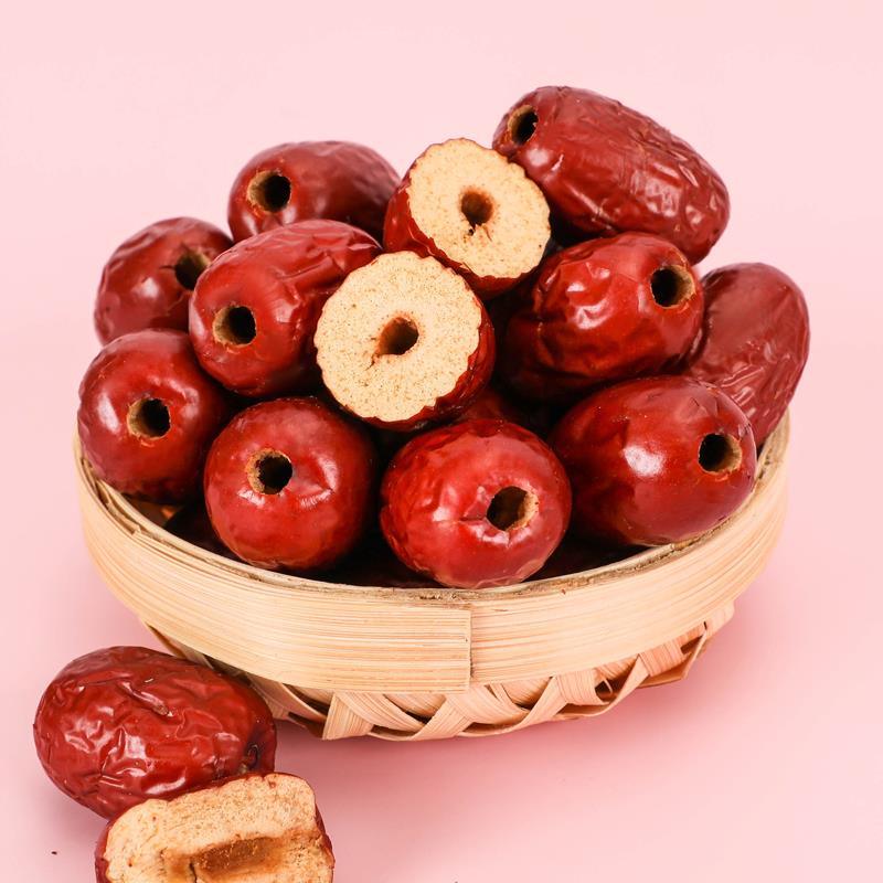 无核红枣新疆若羌去核灰枣一级和田特大枣子煲粥奶枣零食干果5斤