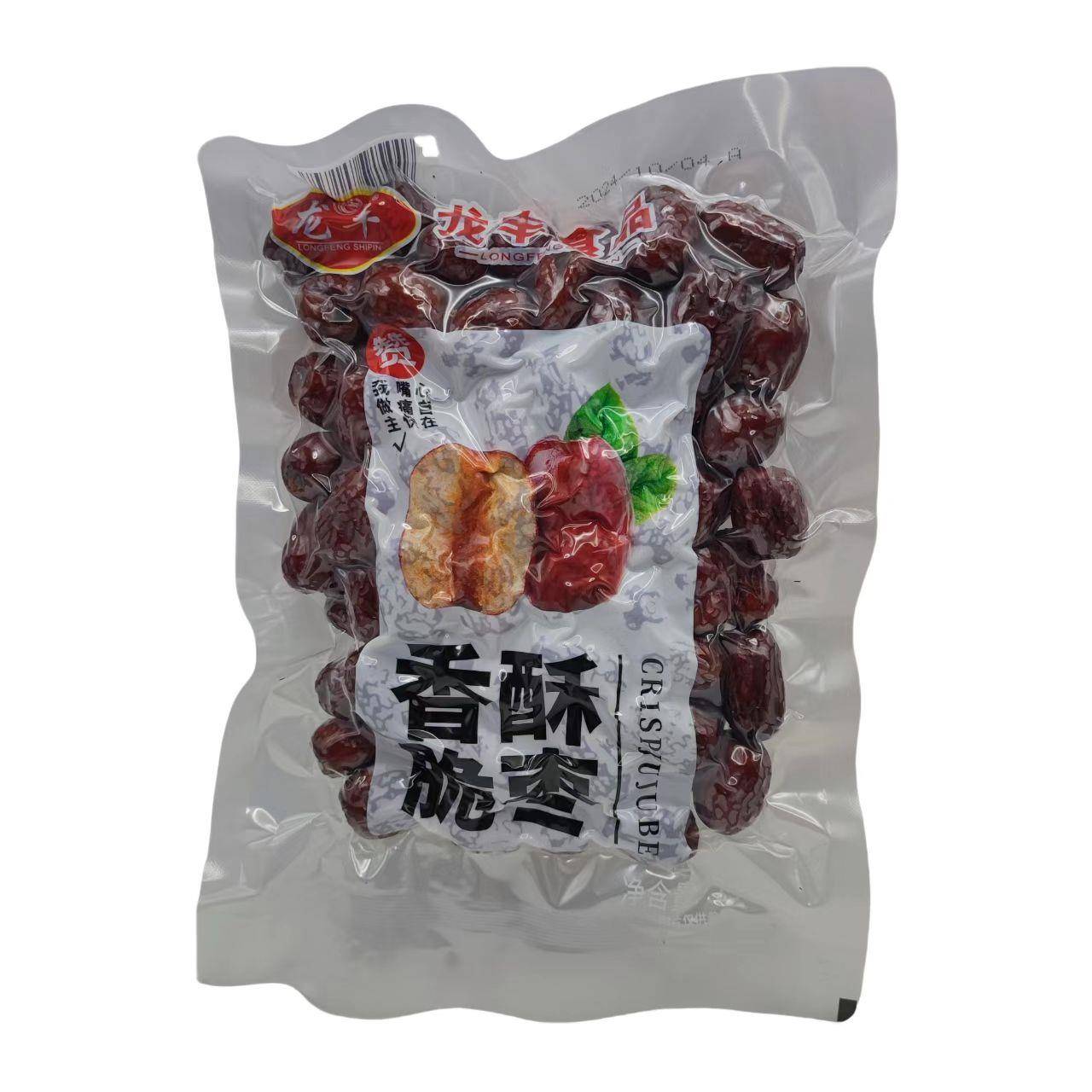 龙丰香酥脆枣160g袋装新疆红枣追剧解馋旅行办公室聚会吃休闲零食