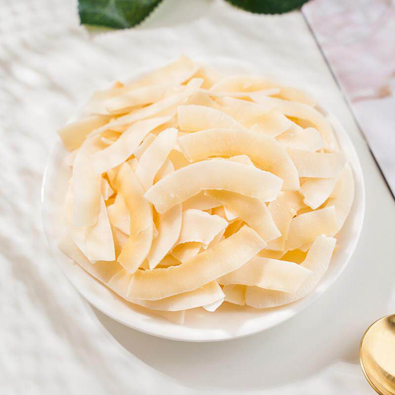 壹齐食原味烤椰子片脆片椰肉干 干海南特产椰片角脆块休闲 零食