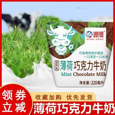 新货海河薄荷巧克力牛奶新