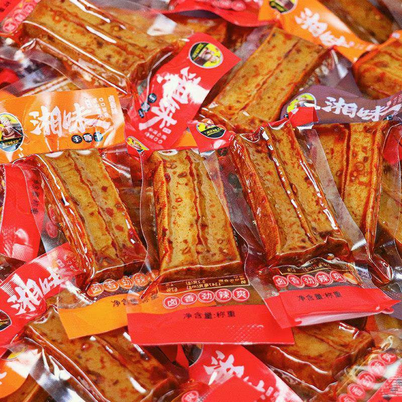 湖南邵阳武冈特产 豆干 干香辣小豆干 干多味500克零食小吃休闲