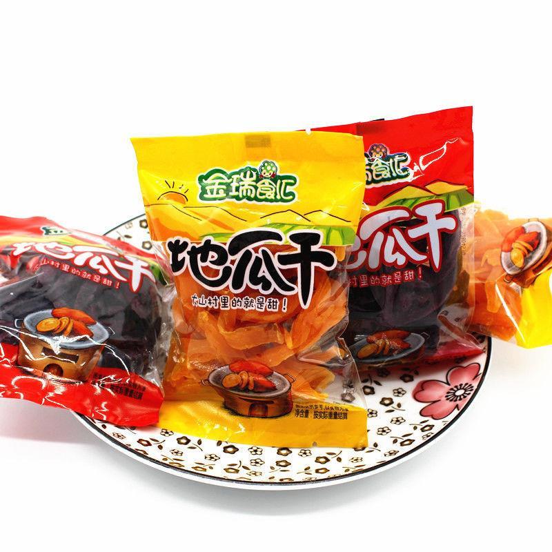 金瑞食汇地瓜干黄薯紫薯地瓜干 独立小包装 休闲零食500g包邮