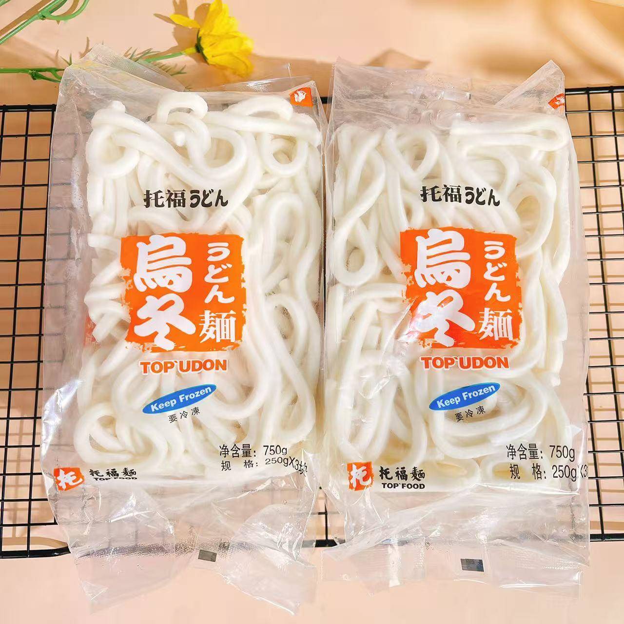 托福乌冬面750g日式拉面日本料理乌冬面捞面托福面餐品包邮图片