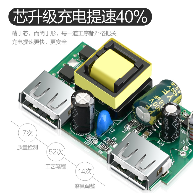 USB插座面板带开关86型墙壁家用智能2.1A手机5V充电双USB五孔插座