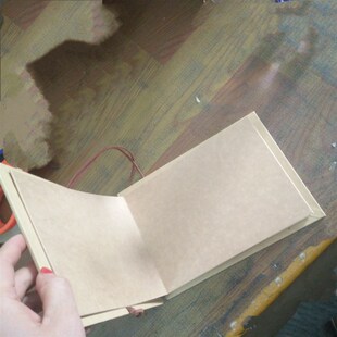 横版DIY绘画风琴情侣恋爱旅行集邮收集册手工空白同学毕业纪念册