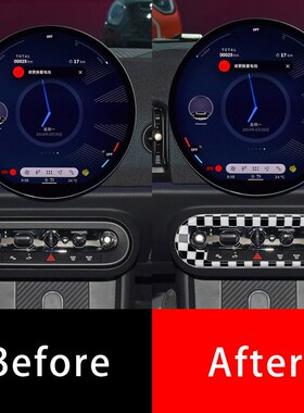 适用于宝马迷你mini J01J05U25中控旋钮面板F65F66F67按键装饰壳