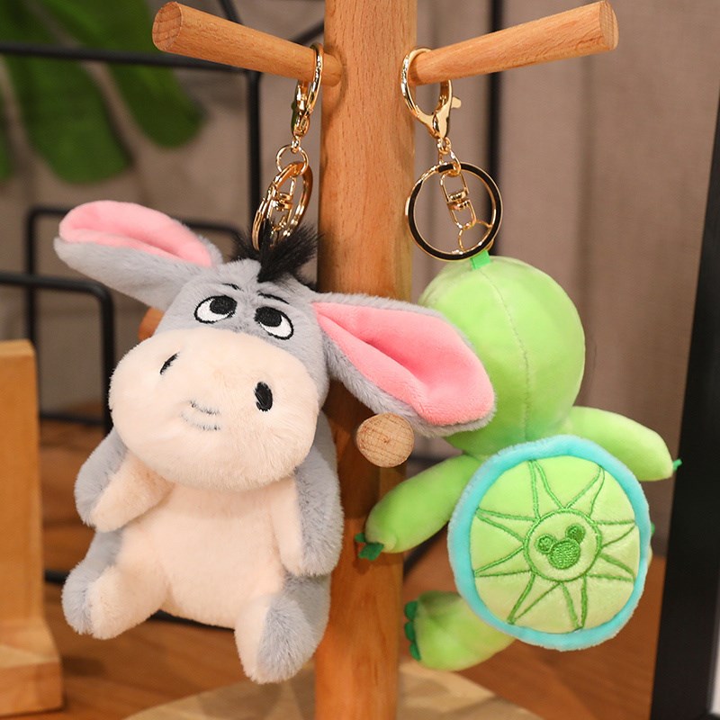 绿乌龟玩偶书包挂件女生可爱毛绒玩具迷你娃娃公仔儿童钥匙扣挂饰