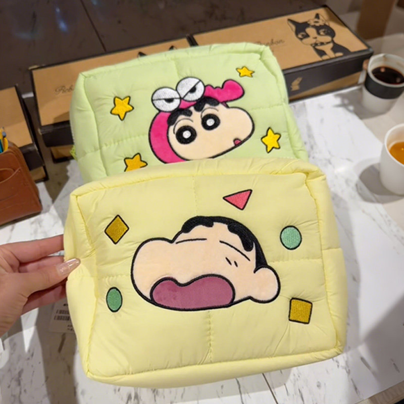 蜡笔小新佳能相机包可爱防摔大容量多功能拍立得MINI12富士收纳包