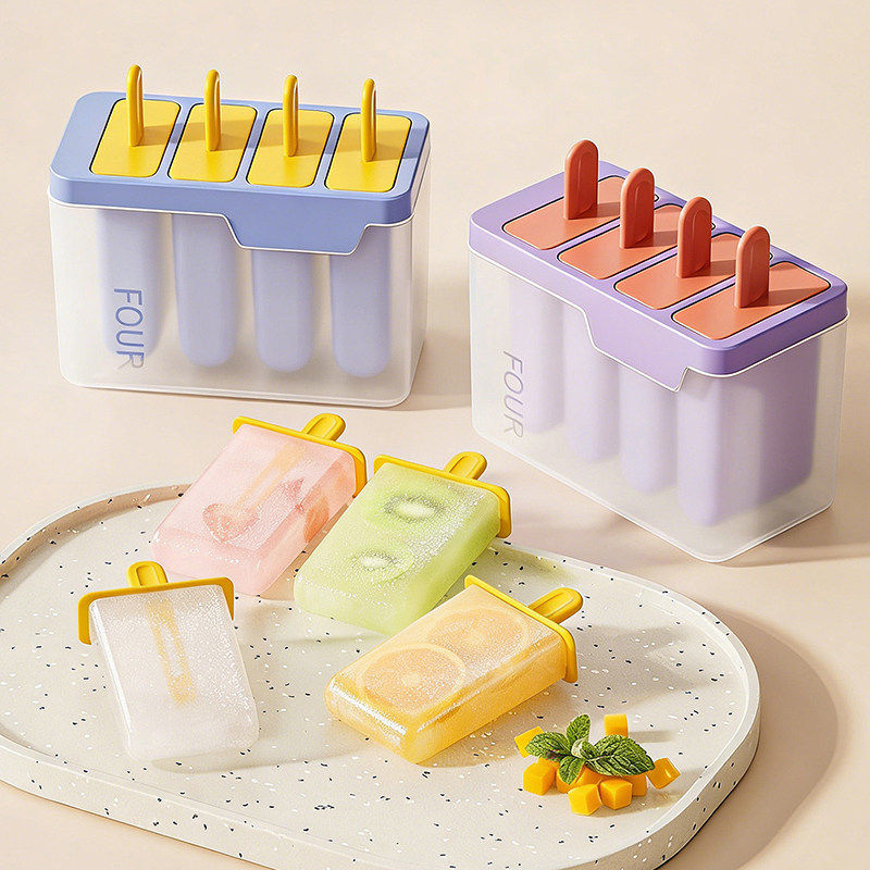 雪糕模具家用食品级冰棒制冰盒图片
