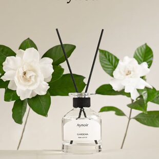 Aynoir栀子花香薰室内持久腊梅青草桂花白兰花无火藤条房间香氛