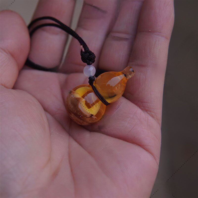 葫芦吊坠 可标本纪念胎发脐带照片乳牙等物品 按要求定制