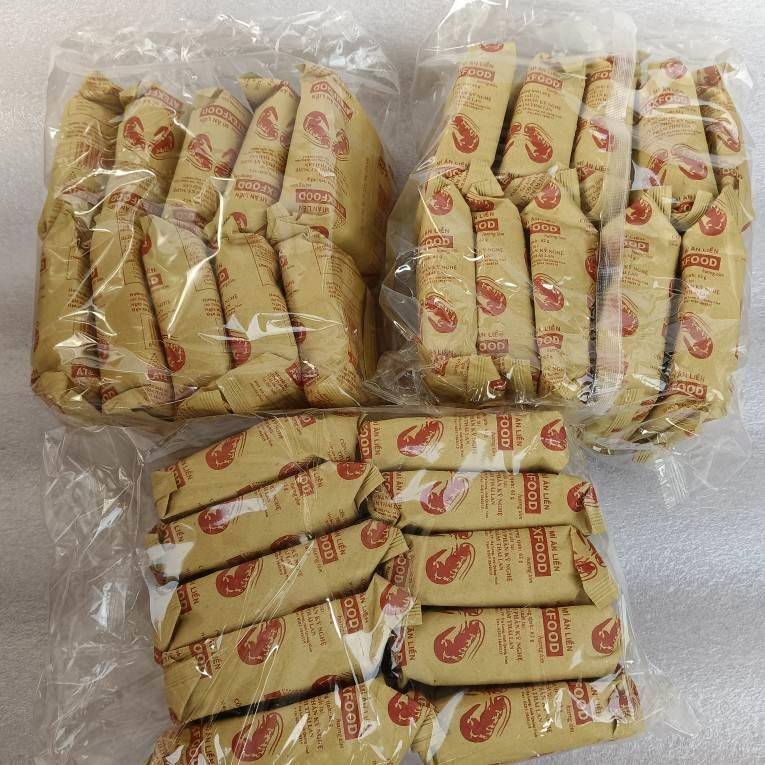 越南纸袋虾面ATEXFOOD方便面火锅泡面老牌两只虾面mi an lien 62g
