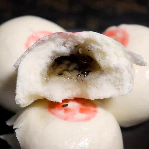 宁波水晶油包可美声好心情糖包袋装速冻食品手工包子酒宴懒人早餐