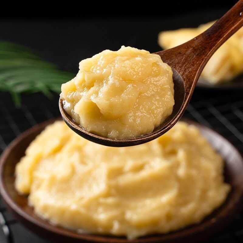榴莲奶露蛋糕夹心果泥千层面包披萨烘焙原料果馅kg榴莲酱商用