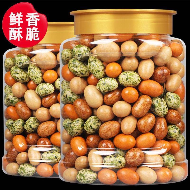 多彩豆鱼皮花生米500g旗舰