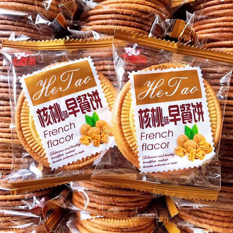 核桃味早餐饼卡嘟熊早茶奶