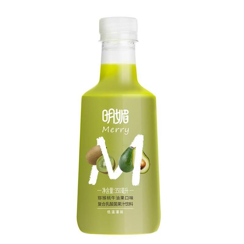 明媚时光果汁瓶装整箱牛油果西柚猕猴桃芒果橙子复合果汁饮料