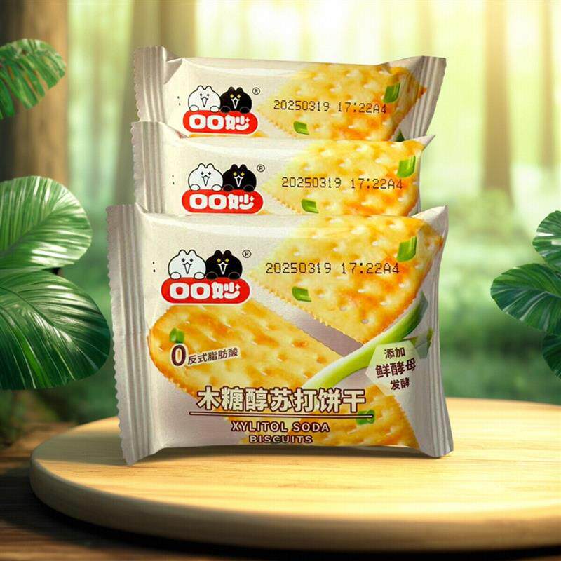 口口妙木糖醇苏打饼干无蔗