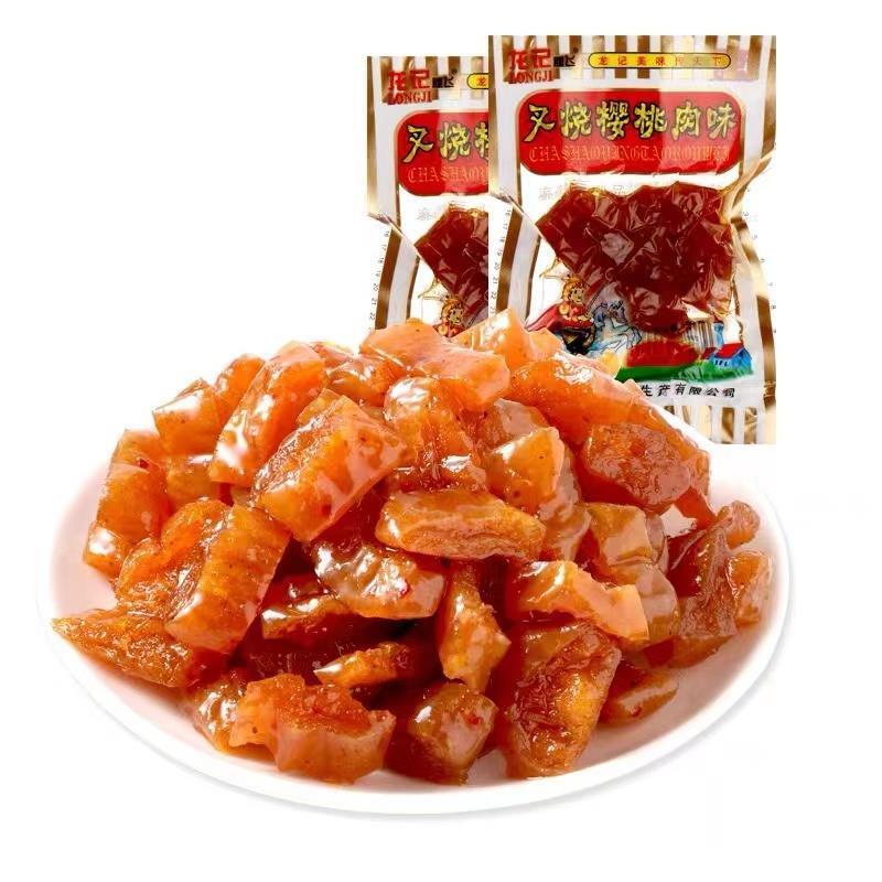 潮味侠叉烧樱桃肉辣条零食