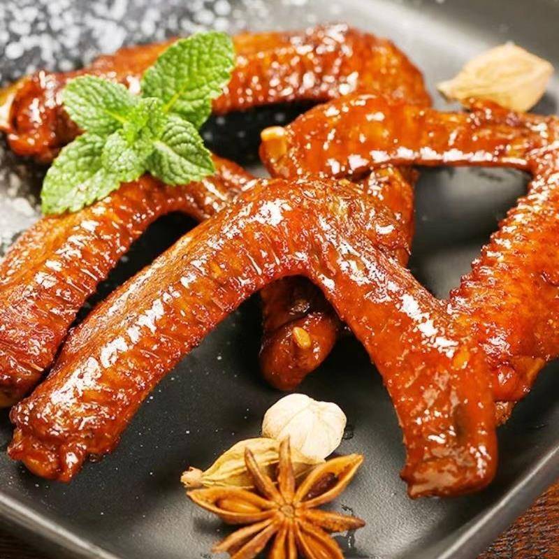 小五子小五哥鸭翅小包装称重烧烤味鸭翅酱香味鸭翅香辣味鸭翅