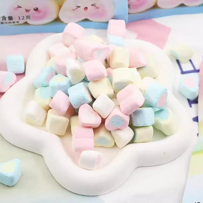 冻干棉花糖混合口味高颜值酥脆喜糖冻冻糖儿童解馋休闲糖果小零食