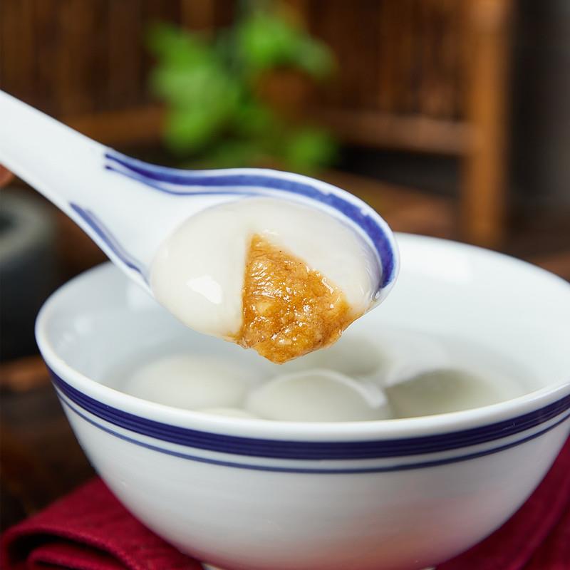 新货宁波三雪花生馅汤圆豆沙黑芝麻元宵素食汤团面食甜点速冻食品