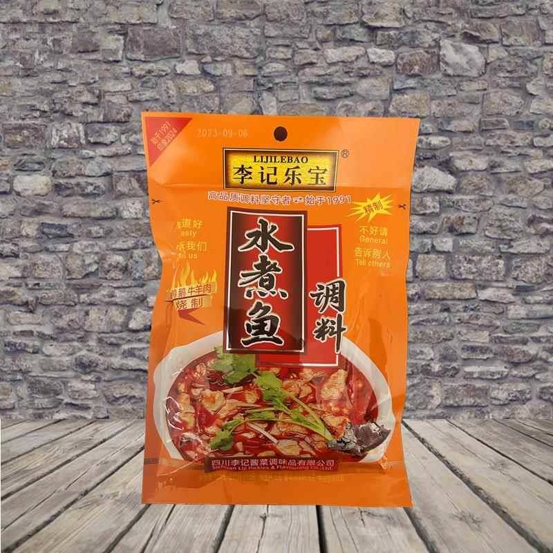 李记乐宝水煮鱼调料125g*3包火锅底料酸菜水煮鱼青花椒鱼佐料调料