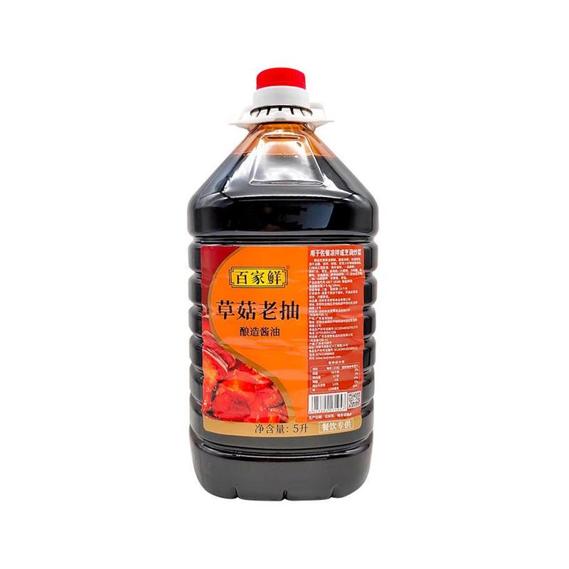 百家鲜草菇老抽5L桶餐饮老