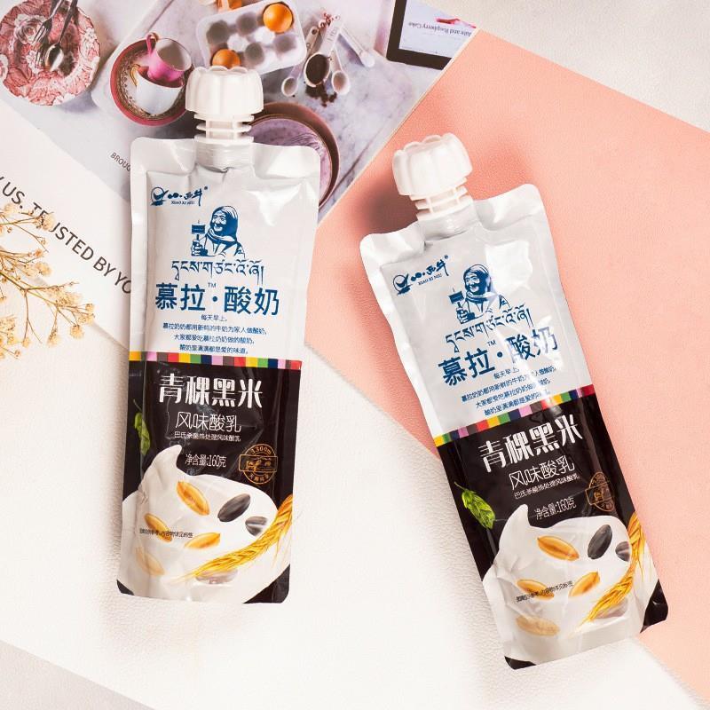 小西牛青海常温慕拉酸奶凤梨燕麦大青盐芝士高原青稞黑米发酵乳奶