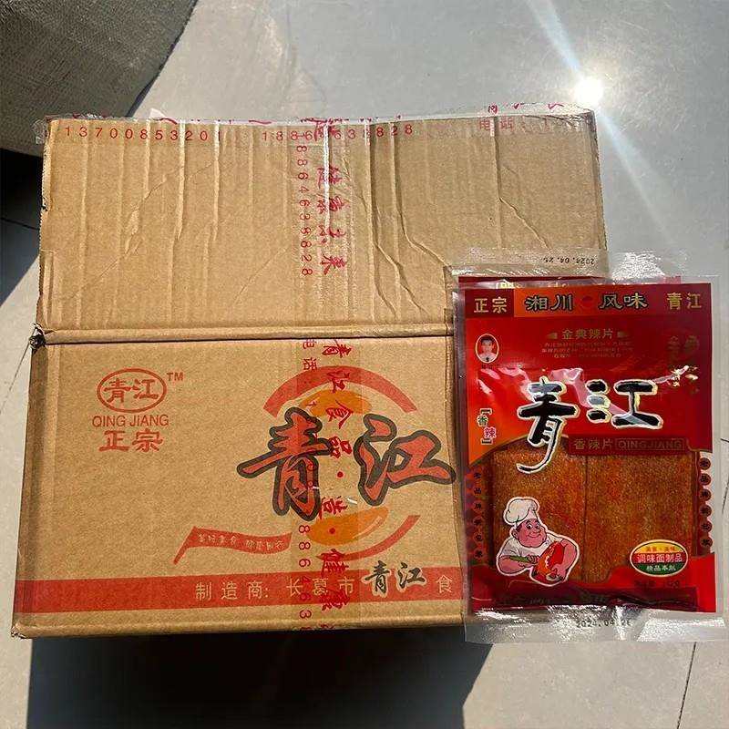 112克青江辣片调味面制食品辣条清江儿时回忆办公休闲零食香辣