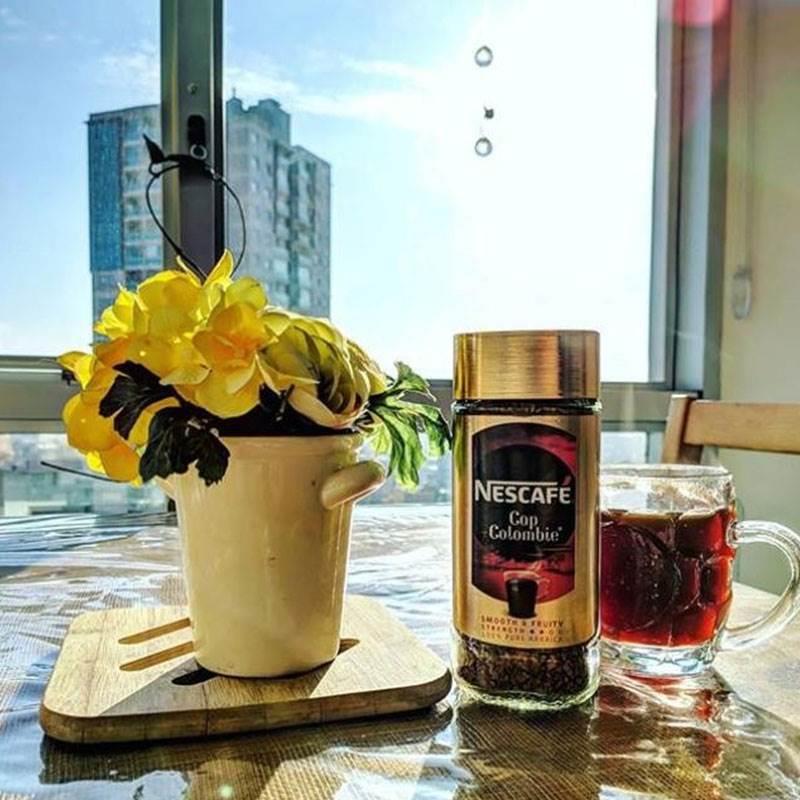 现货美国进口NESCAFE中度醇浓美式金装雀巢原味速溶纯咖啡粉397g