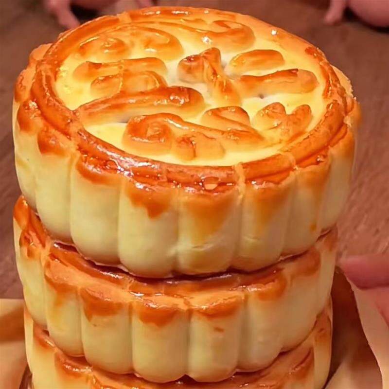 东北老式月饼五仁月饼传统手工老五仁月饼青丝玫瑰馅中秋节月饼
