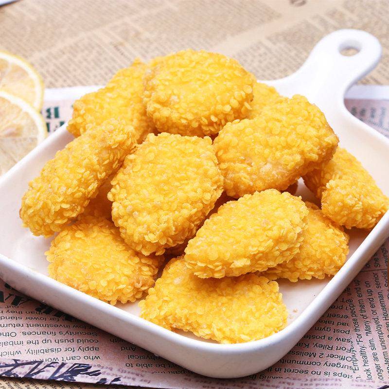 新货夏星玉米布丁酥半成品小吃甜品糕点冷冻油炸小吃空气炸锅食材