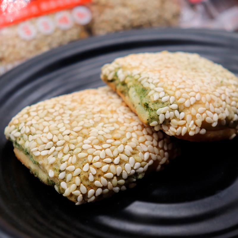 新货宁波特产奉化千层饼传统手工糕点心老式芝麻饼办公室休闲零食