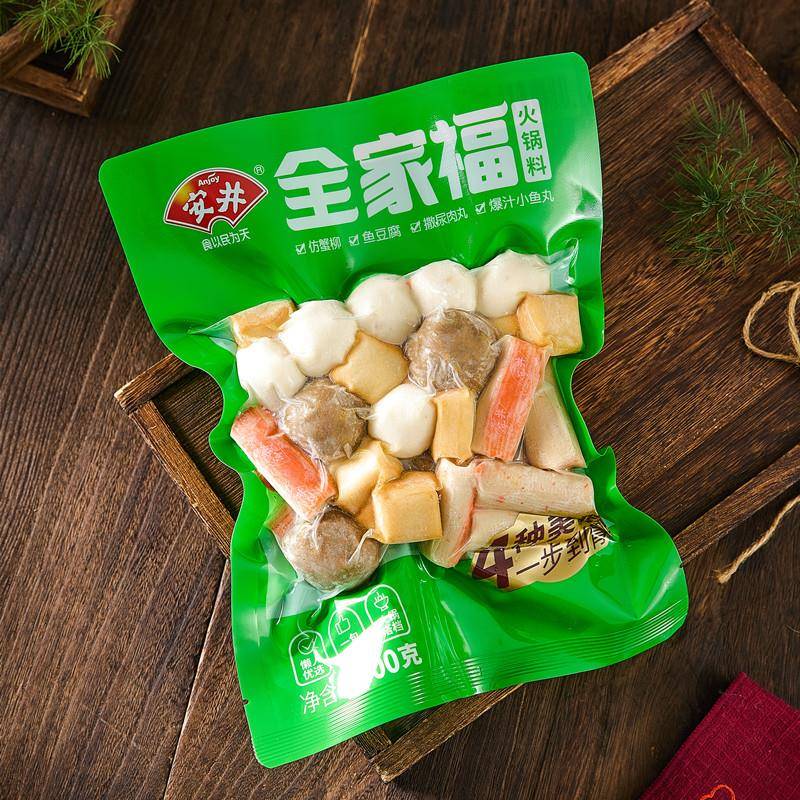 新货安井全家福火锅料400g多种口味关东煮麻辣烫火锅丸子冷冻半成