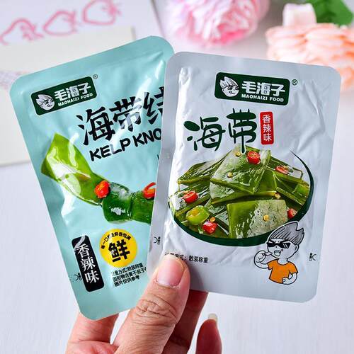 毛海子海带毛海子海带结香辣味即食下饭菜小菜解馋休闲零食品小吃