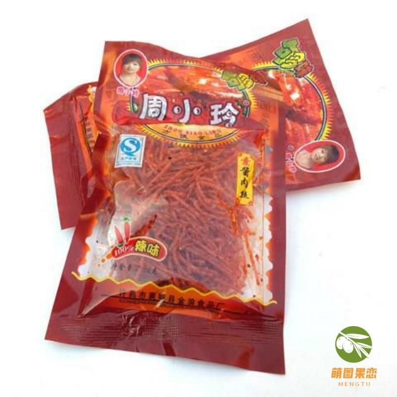 周小玲素酱肉丝辣条香辣丝22g*60袋80后童年怀旧麻辣面筋零食小吃