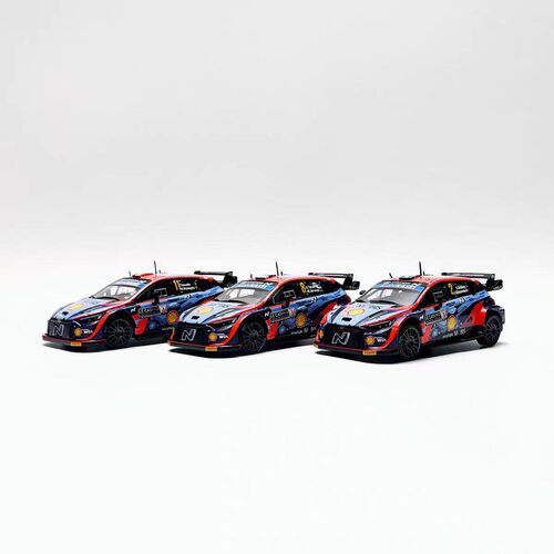 IXO 1:43 HYUNDAI 现代i20 2022年蒙特卡洛拉力赛合金汽车模型AI