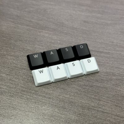 G913 G915机械键盘磨砂键帽组 白色欧版shift加厚109键PBT+PC材质