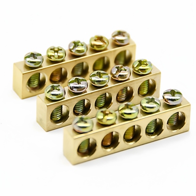 欧式纯铜零地排接线端子