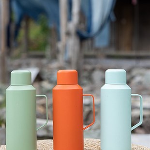 大容量热水壶保冷暖 小钢砲mini焖茶壶保温水壶宿舍家用户外可携式