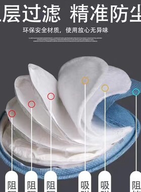 宝顺安 N防尘口罩防工业粉尘工地灰粉电焊煤矿水泥打磨易呼吸