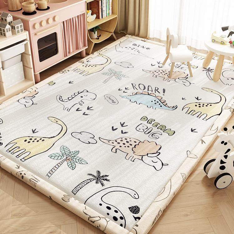 儿童阅读区玩耍地垫爬爬垫床边加厚地上睡觉卧室地毯防掉床,居家布艺,地毯,淘宝优惠券,粉丝福利购,淘宝优惠卷
