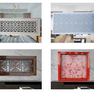 中央空调出风口百叶装饰艺术雕风口铝合金百叶窗暖气罩