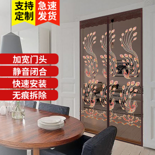 魔术贴防g蚊门帘免打孔大门纱门自吸家用防蝇虫纱磁铁对吸窗 夏季