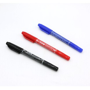 五千年小头记号笔绘画细字勾线笔红蓝黑色W 一盒支价